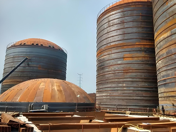 云龙焦粉钢板仓